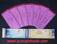 In vé xem bóng đá/ xem xiếc / hội chợ-